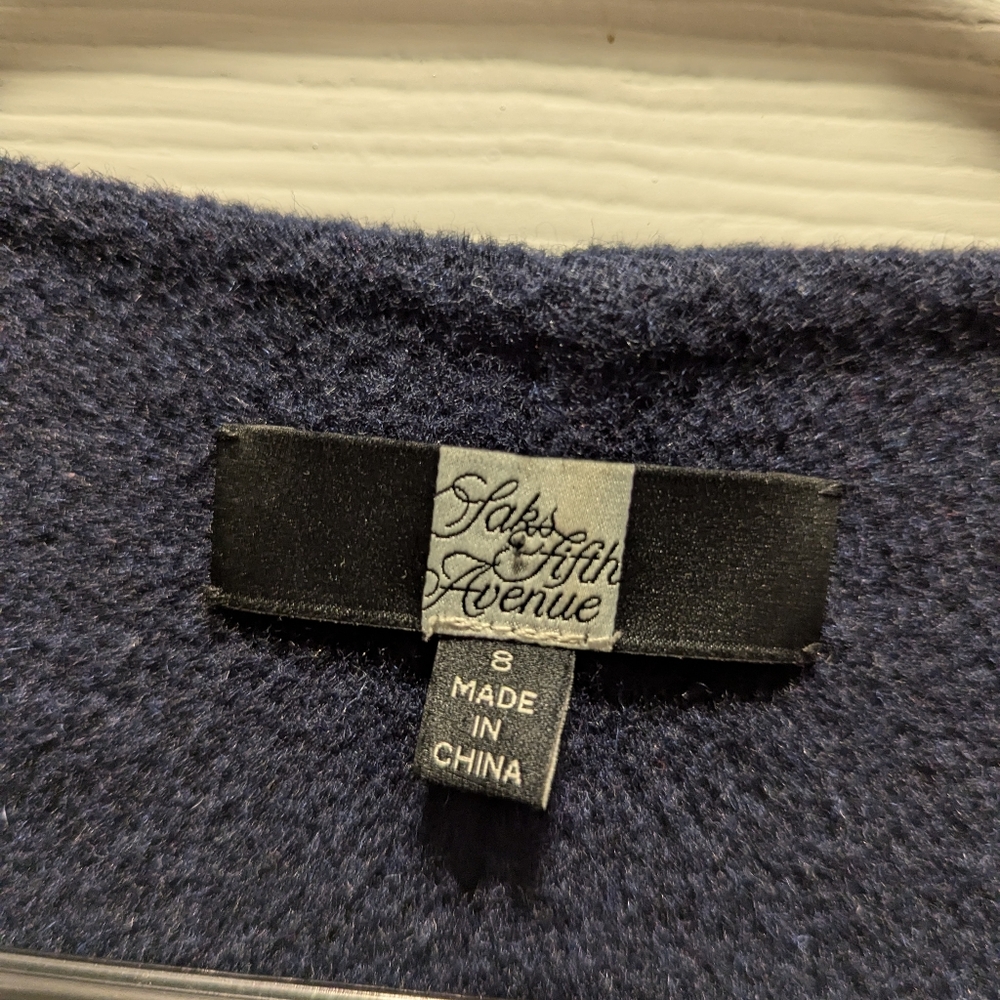 Saks 5th Avenue, Size:8, Color:blue&Black - Picture 2 of 5